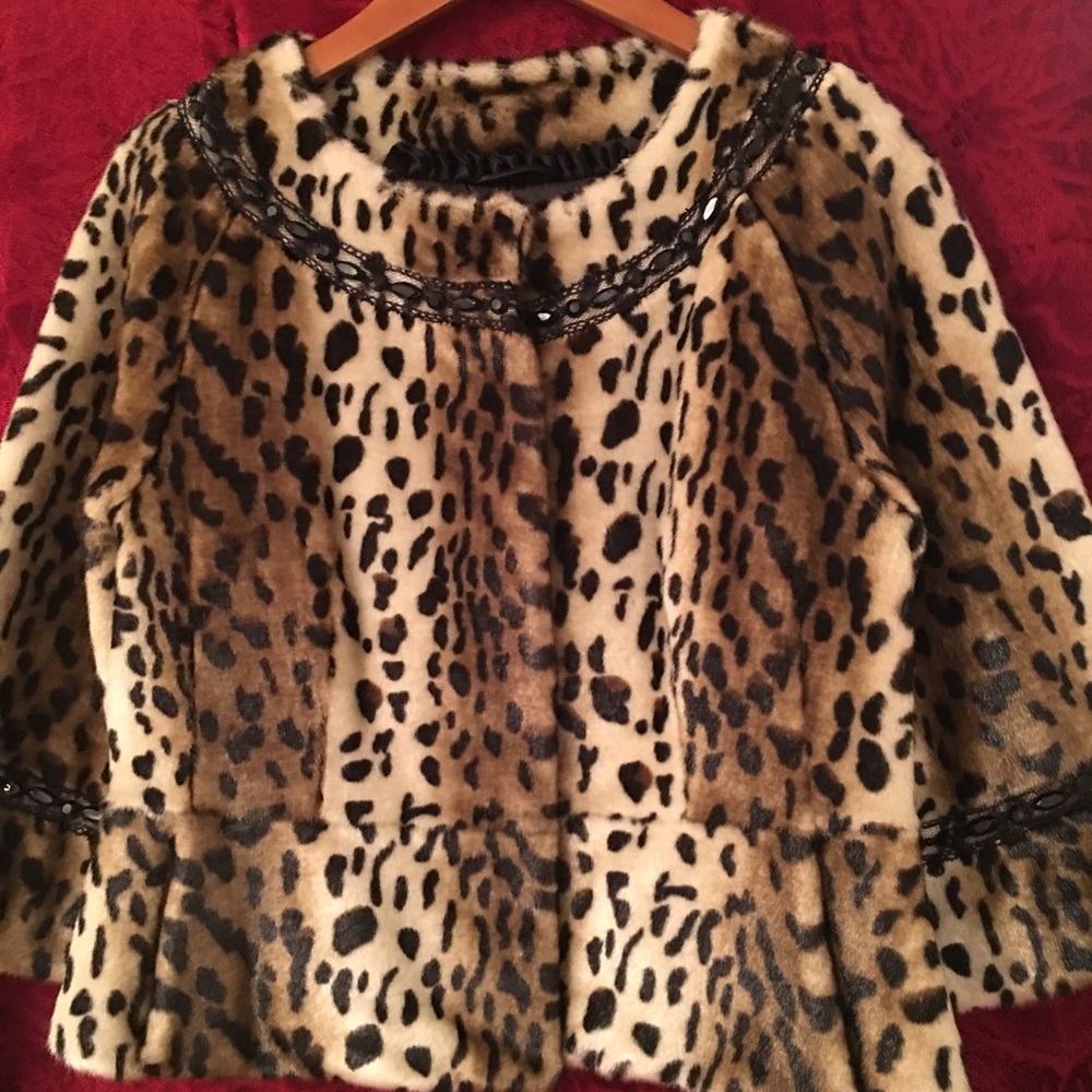 Terry Lewis Faux Fur Jacket